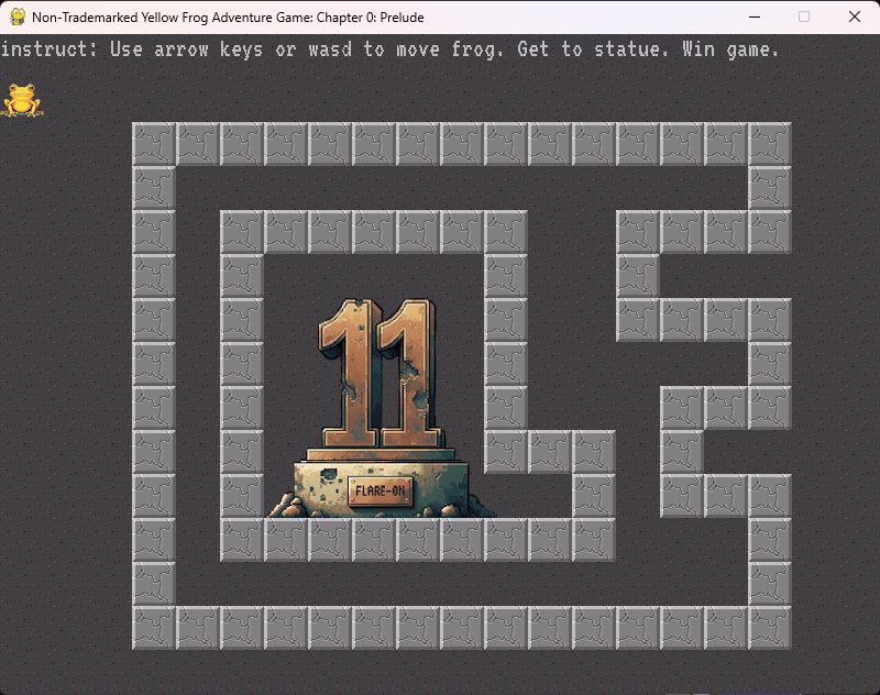 Challenge 1 PyGame window